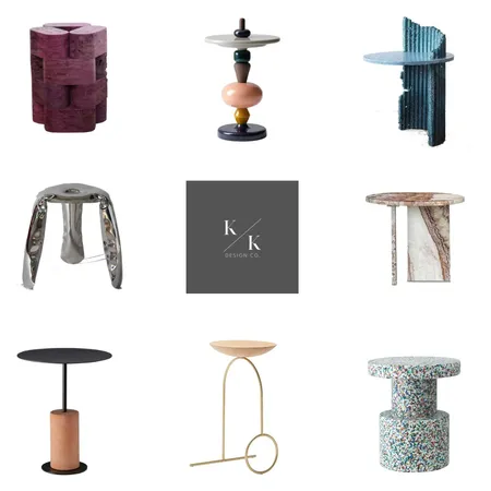 Side Tables Interior Design Mood Board by Kirstin Krauskopf Design Co. on Style Sourcebook