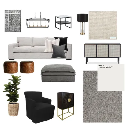 Family Room Interior Design Mood Board by Lisa on Style Sourcebook