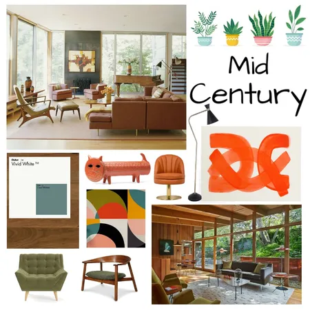 Mid Century - Moodboard Interior Design Mood Board by Leafyseasragons on Style Sourcebook