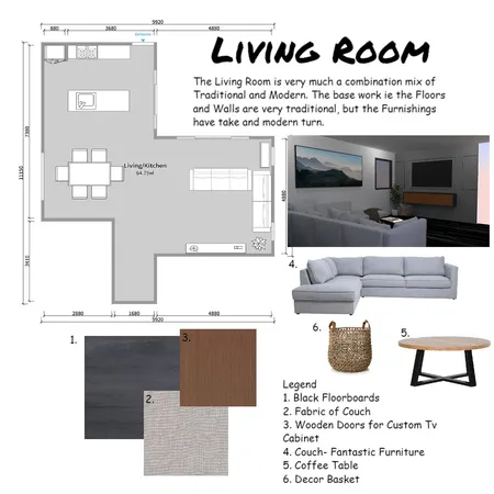 Living Room S16 A2 Interior Design Mood Board by T.Bonham on Style Sourcebook