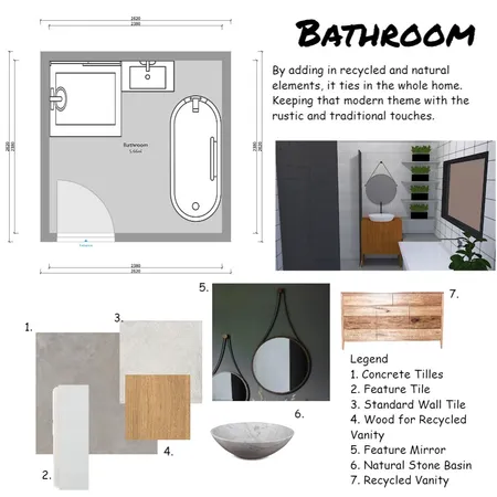 Bathroom S16 A 2 Interior Design Mood Board by T.Bonham on Style Sourcebook