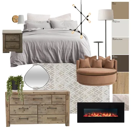 scandi modern master bedroom Interior Design Mood Board by Dani_R on Style Sourcebook