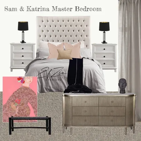 Sam & Katrina Master Bedroom 2 Interior Design Mood Board by EF ZIN Interiors on Style Sourcebook