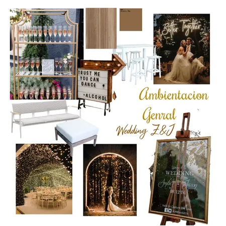 Wedding Z&J Interior Design Mood Board by Fernanda Rico on Style Sourcebook