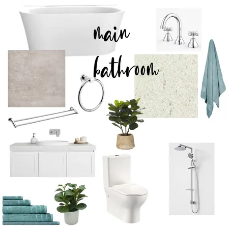 Main Bathroom Interior Design Mood Board by Juge on Style Sourcebook