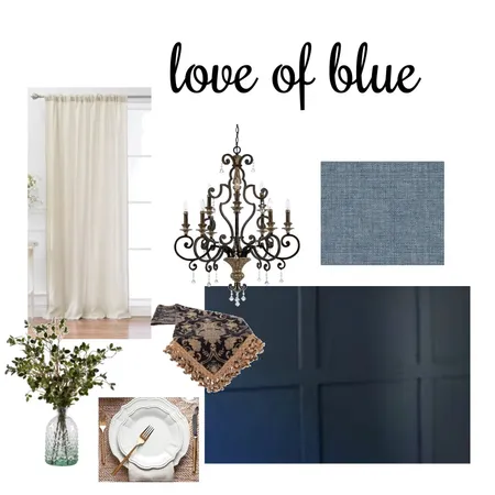 love of blue Interior Design Mood Board by Live in Bloom design on Style Sourcebook