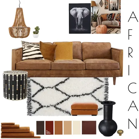 African Mood Board Interior Design Mood Board by louisejeannebrown on Style Sourcebook