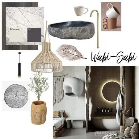 Wabi-Sabi is this better Interior Design Mood Board by Leafyseasragons on Style Sourcebook