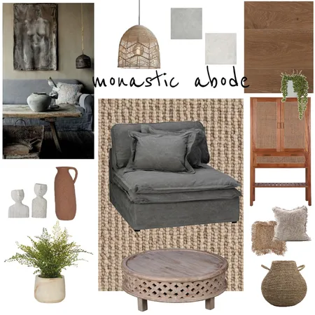 Monastic Abode Interior Design Mood Board by Jay Advait on Style Sourcebook