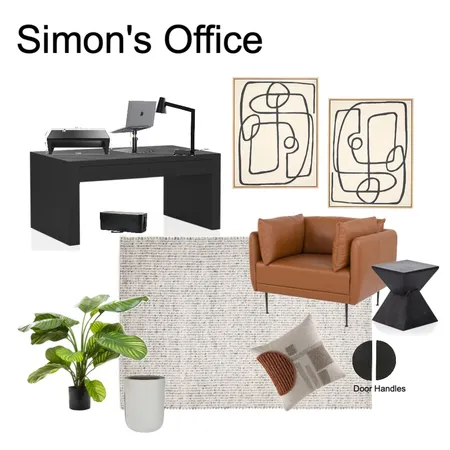 Simon's Office Interior Design Mood Board by Suzanne Ladkin on Style Sourcebook