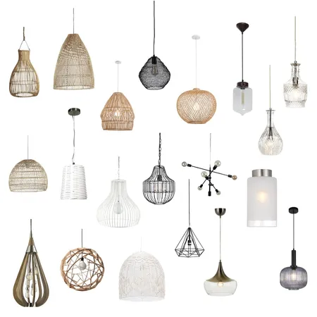 Pendant Lights Interior Design Mood Board by Haven Interior Style on Style Sourcebook