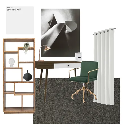 MCM Study Interior Design Mood Board by jascolla on Style Sourcebook