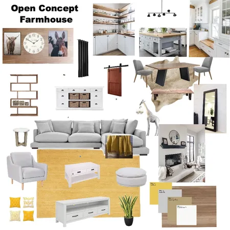 Farmhouse Interior Design Mood Board by Kristen.MareeX on Style Sourcebook