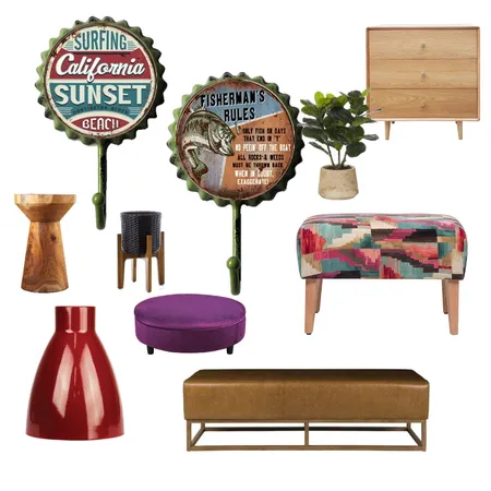 mid century modern foyer Interior Design Mood Board by Jooo on Style Sourcebook