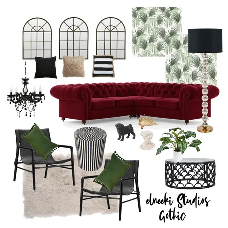 Elneeki Studios - Gothic Interior Design Mood Board by elneeki on Style Sourcebook