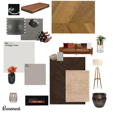 basement Interior Design Mood Board by L.MacDesigns on Style Sourcebook