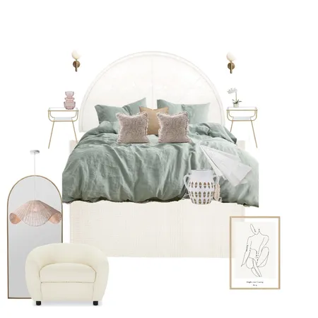 Bedroom Bowen Edit Interior Design Mood Board by Hayley Marie Interiors on Style Sourcebook