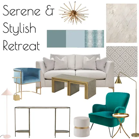 Serene & Stylish Retreat Interior Design Mood Board by RLInteriors on Style Sourcebook