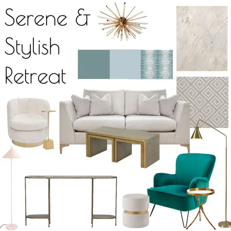 Serene & Stylish Retreat Interior Design Mood Board by RLInteriors on Style Sourcebook