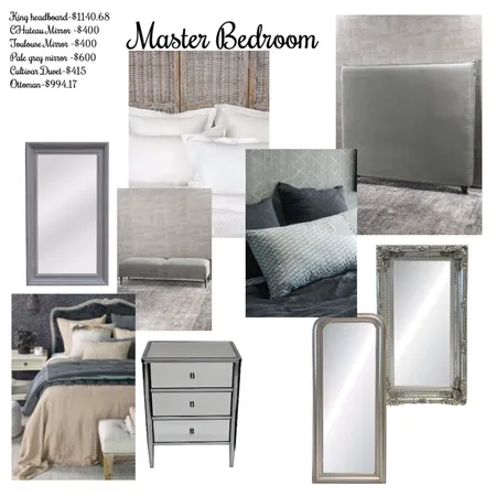 Tiffanys Master Bedroom Interior Design Mood Board by Leigh Fairbrother on Style Sourcebook