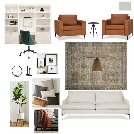 Study Area Interior Design Mood Board by designsbyhenvi on Style Sourcebook