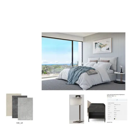 Master Bedroom Interior Design Mood Board by Styleness on Style Sourcebook