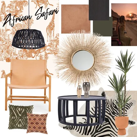 African Safari Interior Design Mood Board by aartilyall on Style Sourcebook