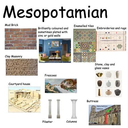 Mesopotamian Interior Design Mood Board by cammyll on Style Sourcebook