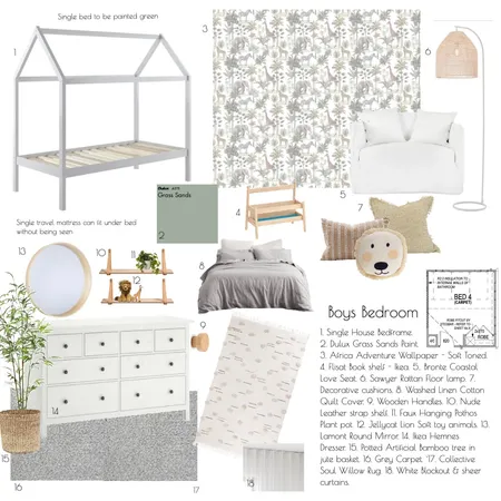 Mood Board Boys room Interior Design Mood Board by larissaemara on Style Sourcebook