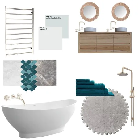 Bathroom Interior Design Mood Board by The Inside Stylist on Style Sourcebook