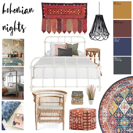 bohemian nights Interior Design Mood Board by juliaanido on Style Sourcebook