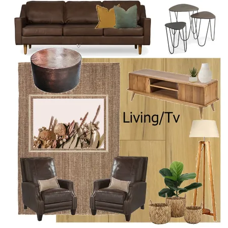 Richards Living/Tv Interior Design Mood Board by Sheridan Design Concepts on Style Sourcebook