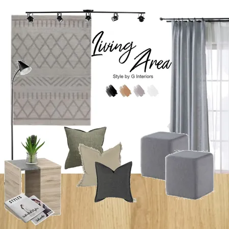 Scandinavian Living room Interior Design Mood Board by Gia123 on Style Sourcebook