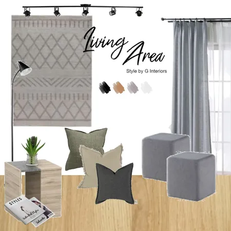 Scandinavian Living room Interior Design Mood Board by Gia123 on Style Sourcebook