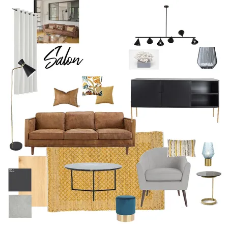 Salon Gijón Interior Design Mood Board by rucha on Style Sourcebook