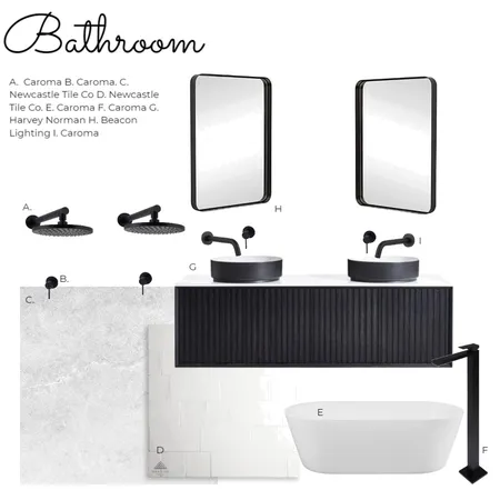 Main Bathroom Interior Design Mood Board by MadelineK on Style Sourcebook