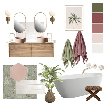 Palm springs bathroom Interior Design Mood Board by charm11 on Style Sourcebook