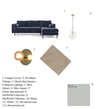 Lounge Interior Design Mood Board by Catherine Hotton on Style Sourcebook