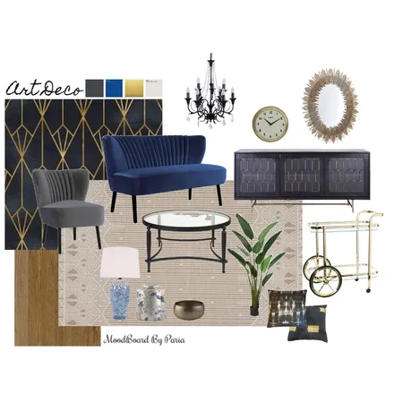 Art Deco Interior Design Mood Board by Paria on Style Sourcebook