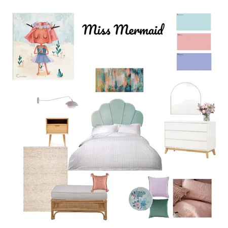 Miss Mermaid Interior Design Mood Board by DECO_PCM on Style Sourcebook