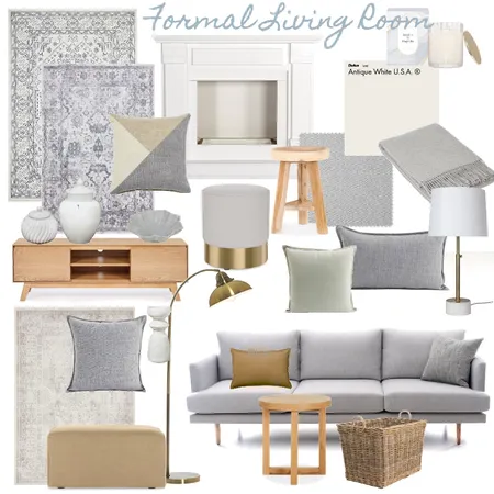 Formal Living Room Interior Design Mood Board by eliza545 on Style Sourcebook