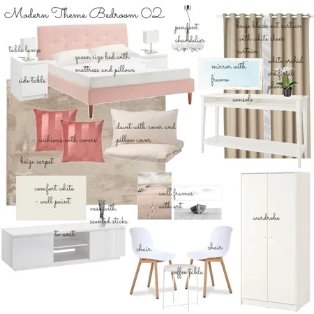 bedroom 02 Interior Design Mood Board by kokila teotia on Style Sourcebook