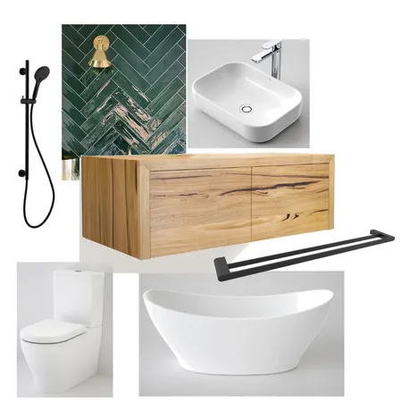 Ensuite Interior Design Mood Board by Pritika on Style Sourcebook