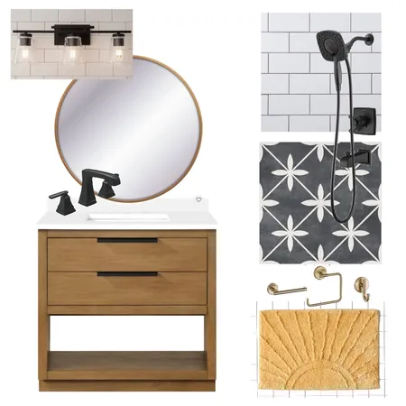 Dembitzer- Kids Bath Interior Design Mood Board by JoCo Design Studio on Style Sourcebook