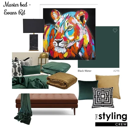 Master Bedroom - Evans Rd Interior Design Mood Board by The Styling Crew on Style Sourcebook