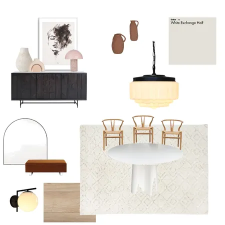 Modern European Dining Room Interior Design Mood Board by SHIRA DAYAN STUDIO on Style Sourcebook