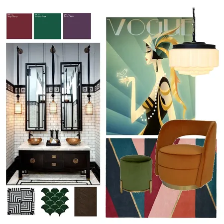 IDI Art Deco Interior Design Mood Board by K.doesinteriors on Style Sourcebook