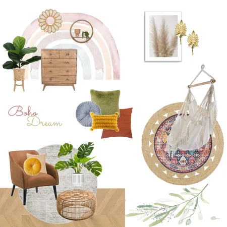 Boho Dream Interior Design Mood Board by Studio LJW on Style Sourcebook