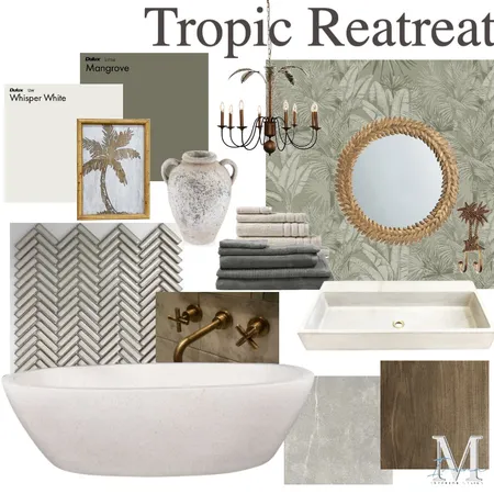 Tropical retreat Interior Design Mood Board by IvanaM Interiors on Style Sourcebook