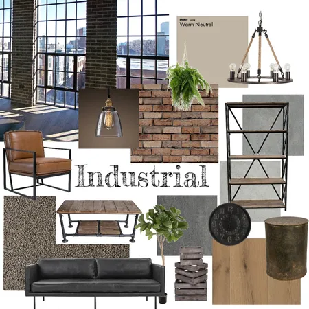 Industrial Design Interior Design Mood Board by Daiane Frank on Style Sourcebook